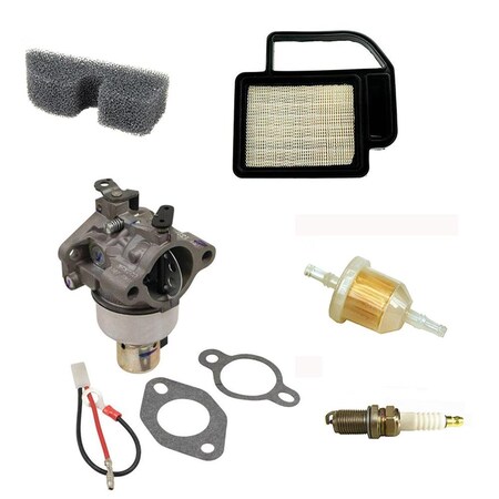 Aic Replacement Parts 20-853-33-S Carb & Filter Kit w/ Spark Plug Fits Kohler Courage SV CV Series 055-305-CarbFilterKit